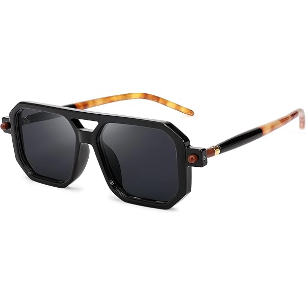Amazon.com: FEISEDY Vintage Square 70s Flat Aviator